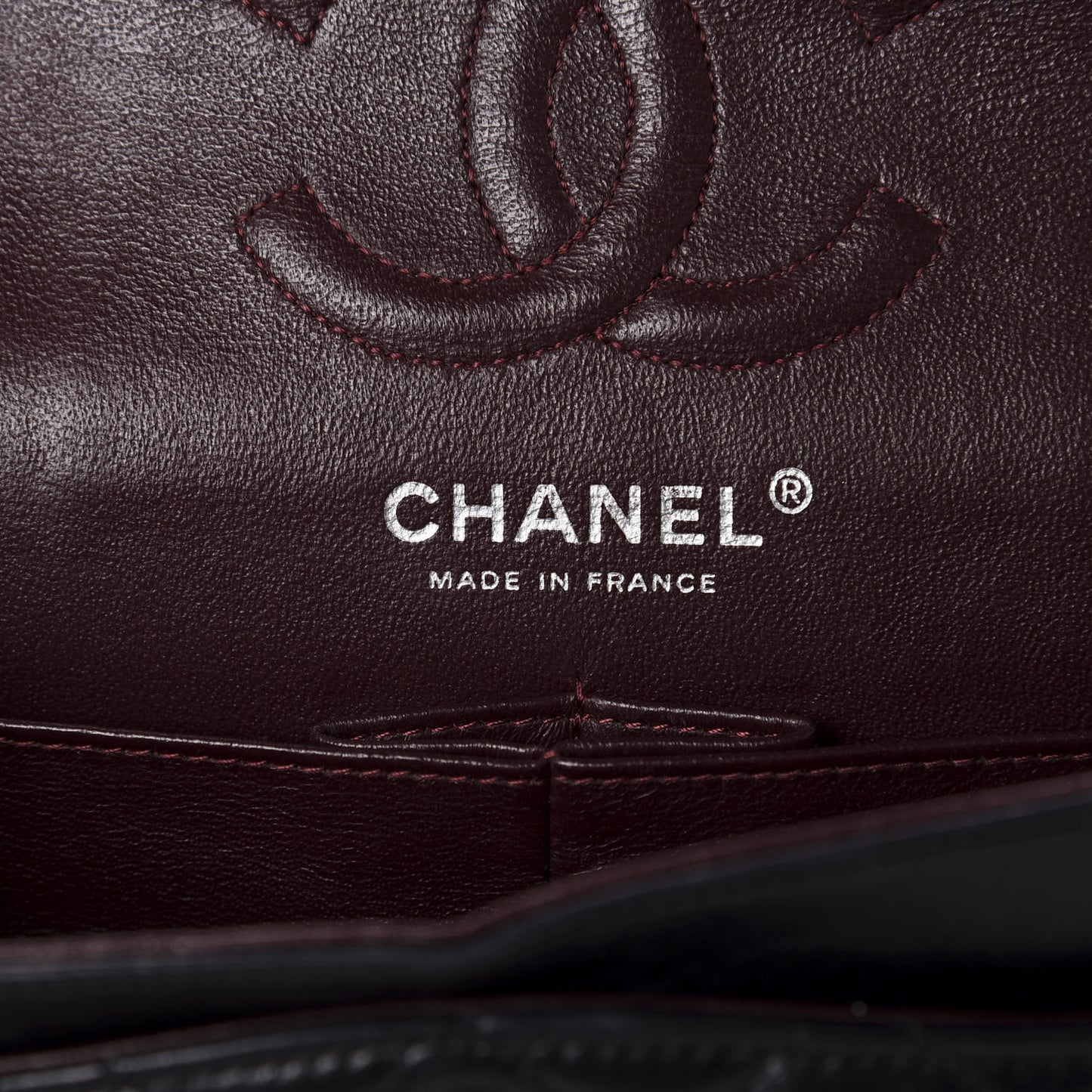 Lambskin Quilted Small Double Flap Black