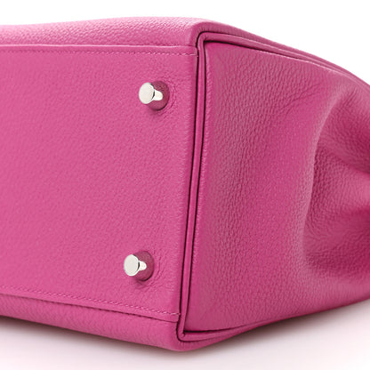 Hermes Togo Kelly Retourne 28 Rose Pourpre 10 of 11
