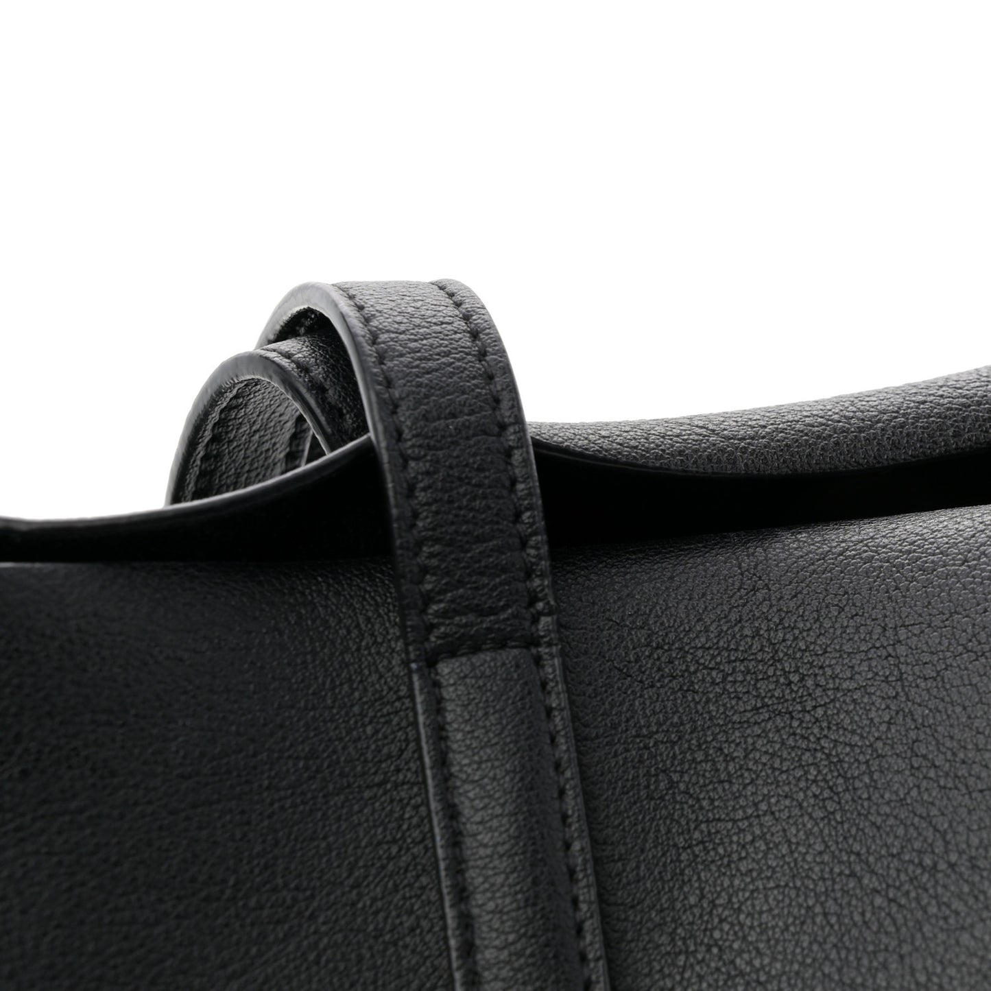 Calfskin Large Shopping Tote Black