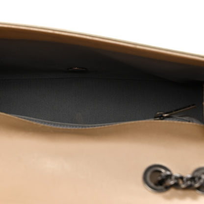 Chanel Iridescent Patent Quilted Medium Coco Boy Flap Beige 5 of 12