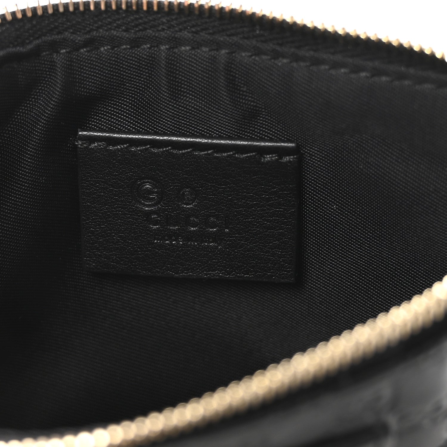 Gucci Microguccissima Key Ring Coin Case Black 6 of 7