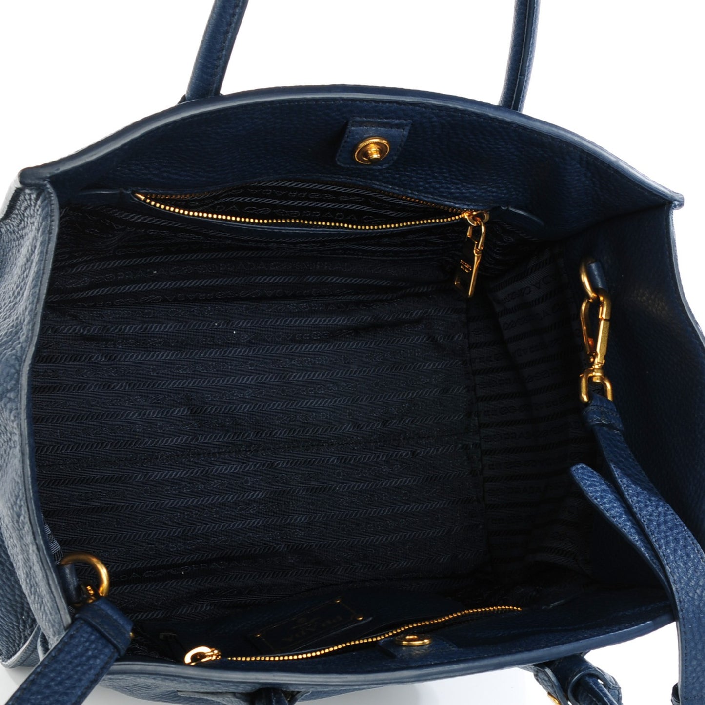 Vitello Daino Shopping Tote Bleuette