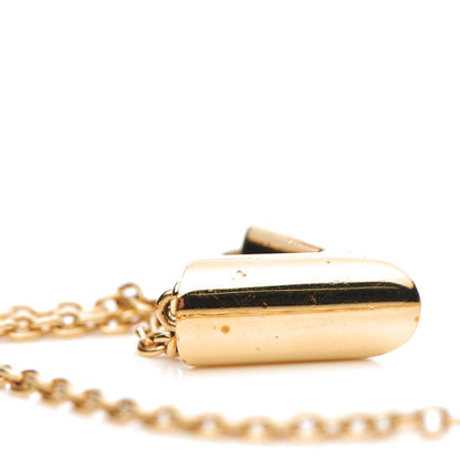 Louis Vuitton Essential V Necklace Gold 6 of 8