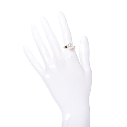Mikimoto 18K Yellow Gold Akoya Pearl 8.5mm Ring 53 6.25 2 of 4
