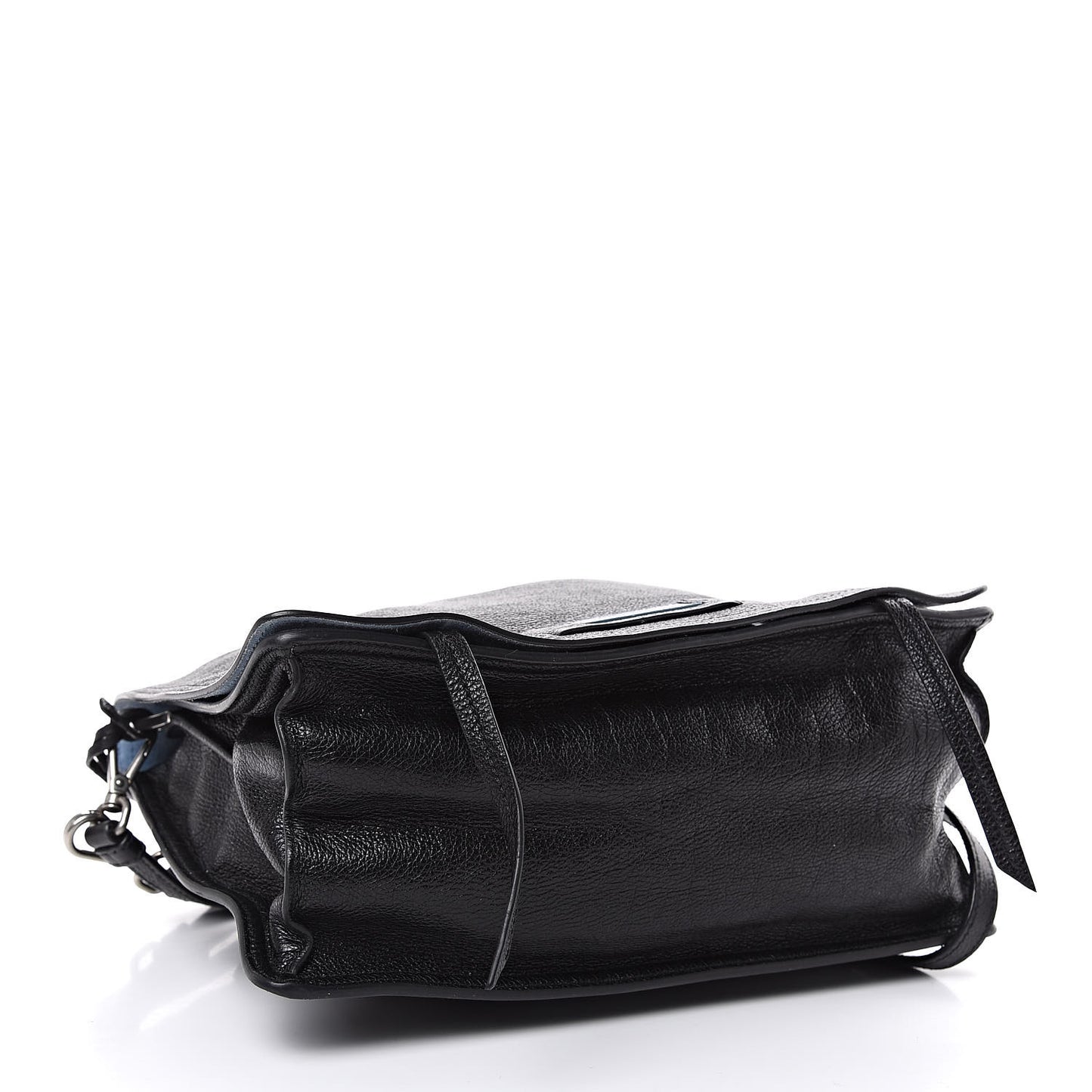 Glace Calf Etiquette Flap Black Astrale