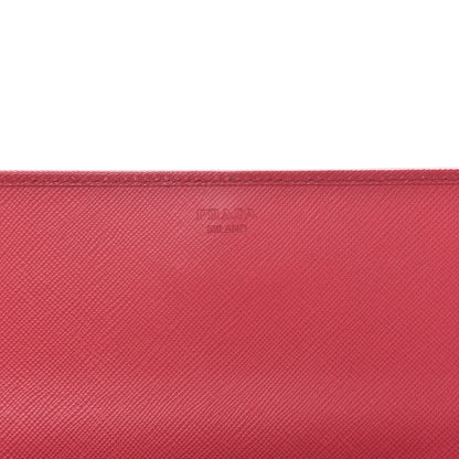 Prada Saffiano Metal Oro Chain Wallet Peonia 6 of 10
