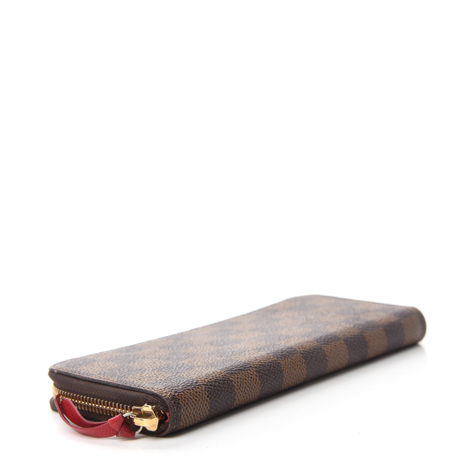 Louis Vuitton Damier Ebene Clemence Wallet Cherry 4 of 7