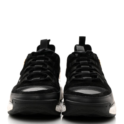Chanel Velvet Calfskin Mixed Fibers CC Sneakers 39.5 Black 2 of 9