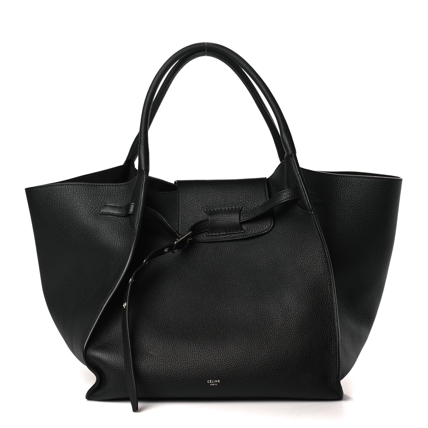Celine Supple Grained Calfskin Medium Big Bag Black 1 of 8