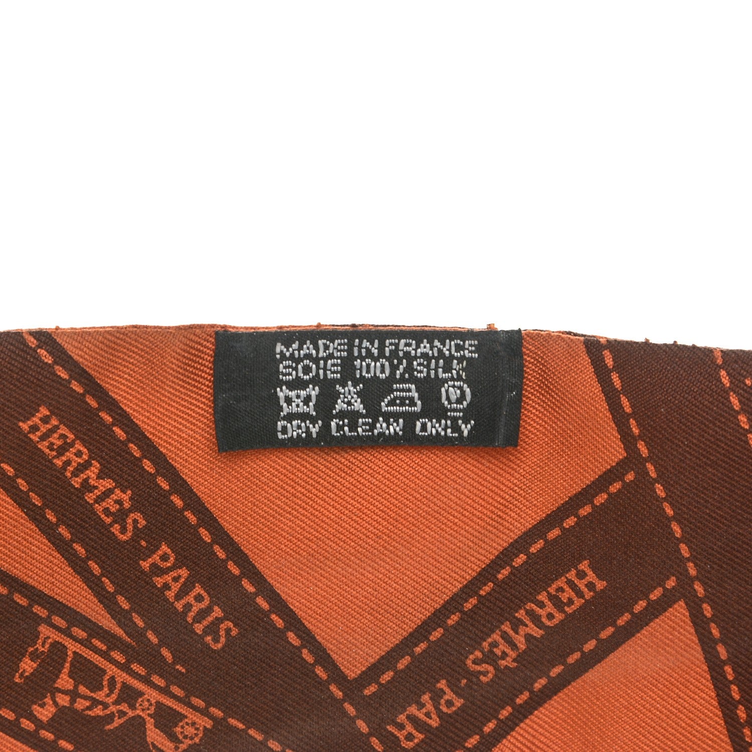 Hermes Silk Bolduc Twilly Orange 3 of 10
