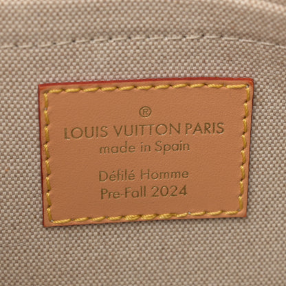 Louis Vuitton Damier Denim 3D Speedy Bandouliere 25 Bleu 6 of 9