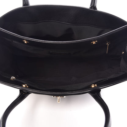 Chanel Calfskin Cerf Executive Shopper Tote Black 5 of 17