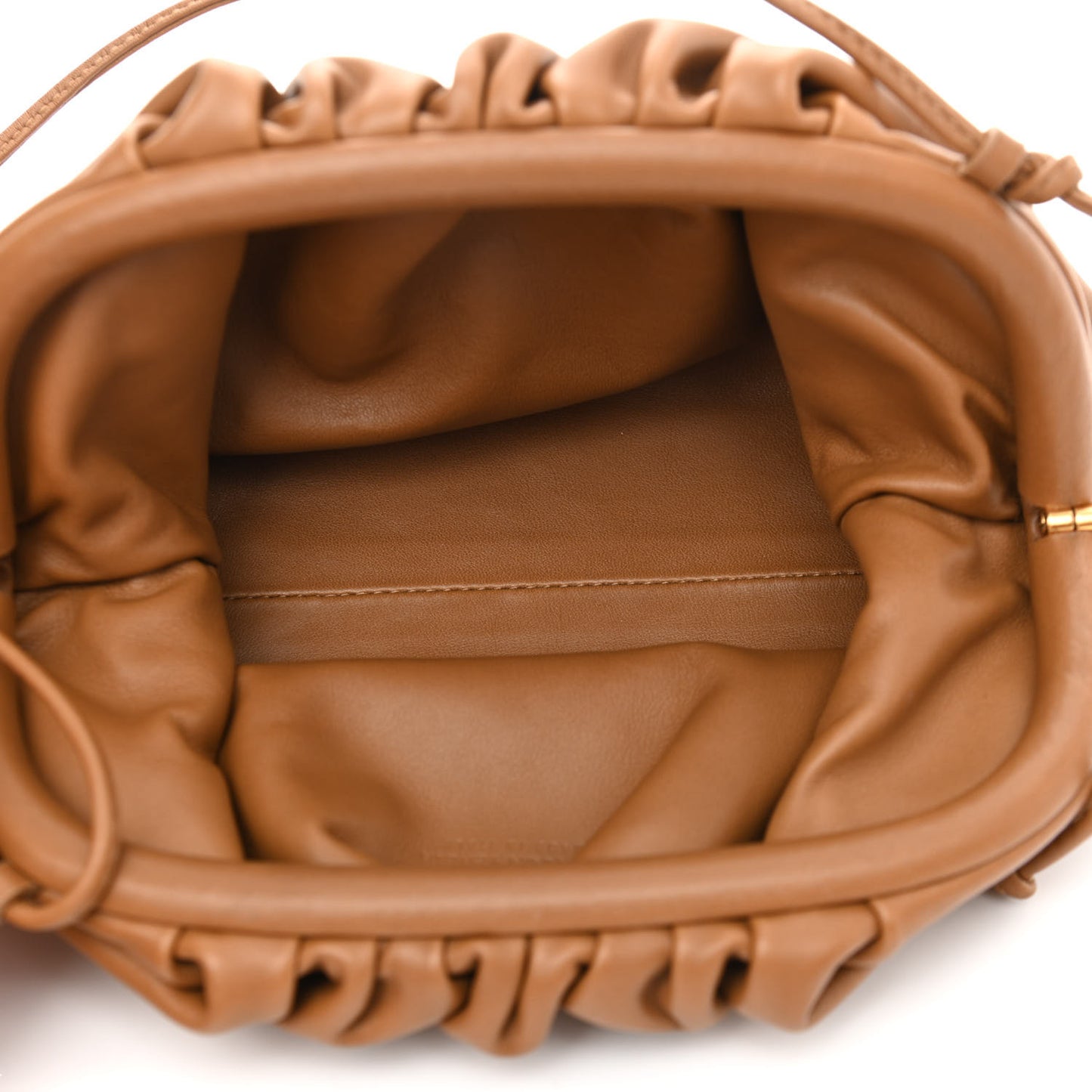 Butter Calfskin The Mini Pouch Cammello