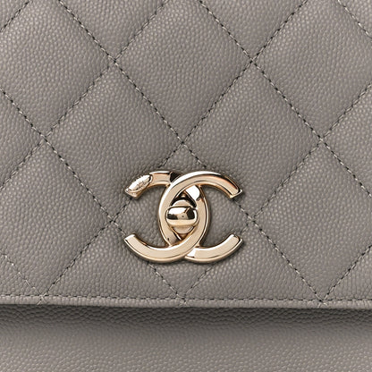 Chanel Caviar Quilted Medium Business Affinity Flap Grey 9 of 11