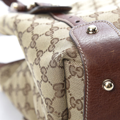 Gucci Monogram Medium Pelham Shoulder Bag Brown 9 of 17