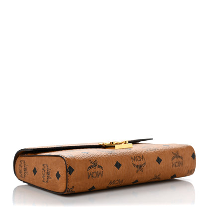 MCM Visetos Tracy Crossbody Cognac 4 of 8