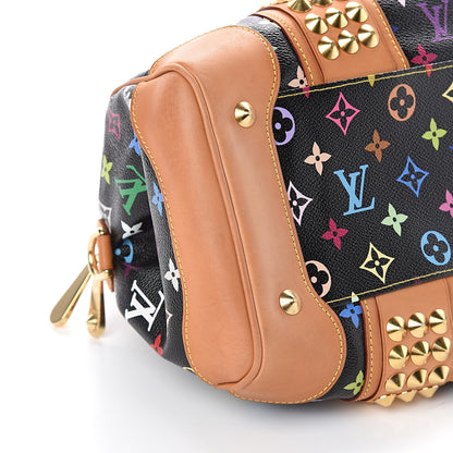 Louis Vuitton Monogram Multicolor Courtney MM Black 7 of 8