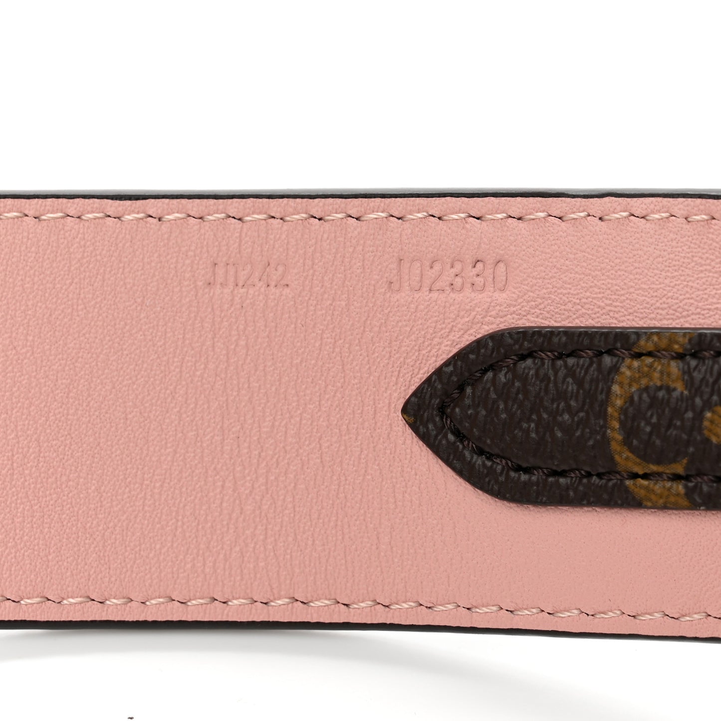Monogram Bandouliere Shoulder Strap Rose Poudre