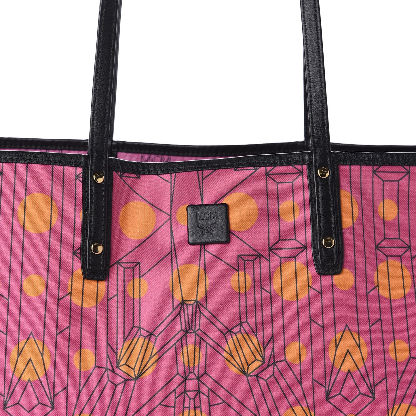 Visetos Medium Liz Reversible Shopper Tote Pink