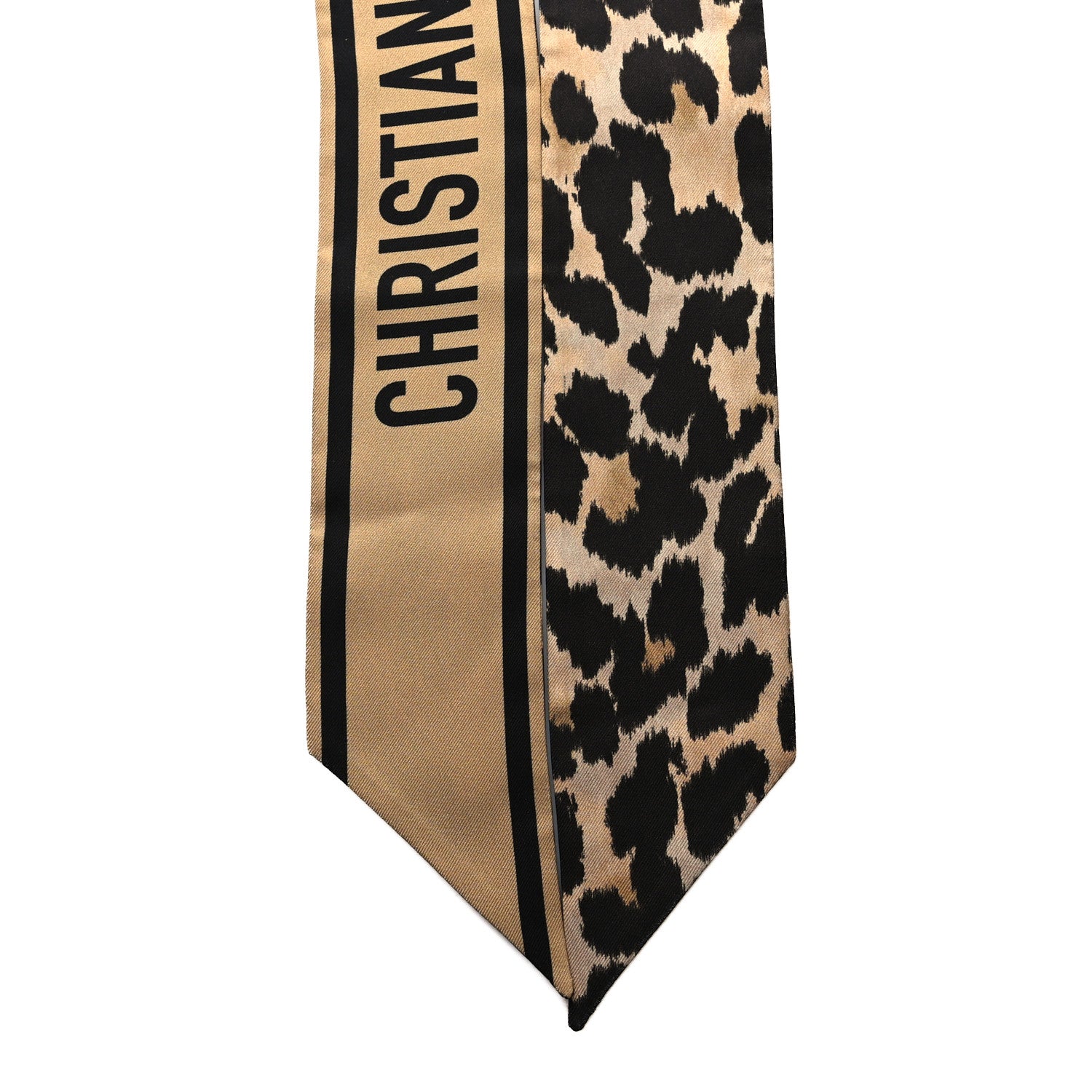 Christian Dior Silk Mizza Mitzah Scarf Beige Multicolor 2 of 3