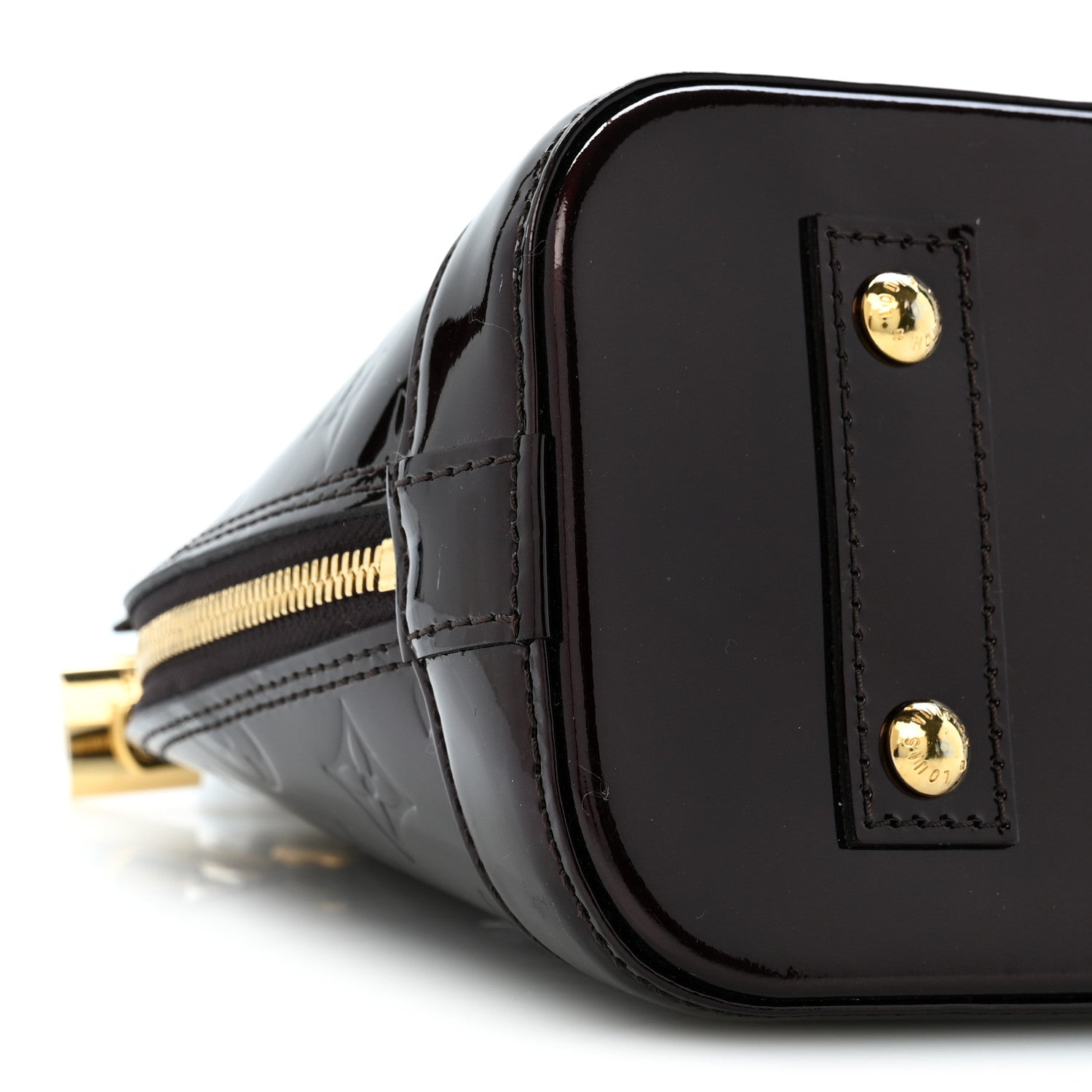 Louis Vuitton Vernis Alma BB Amarante 8 of 12