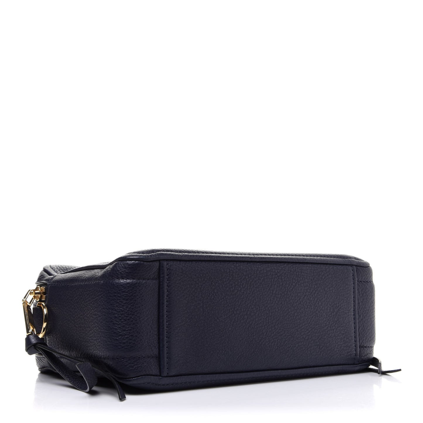 Supple Natural Grain Calfskin The Softshot 27 Bag Navy