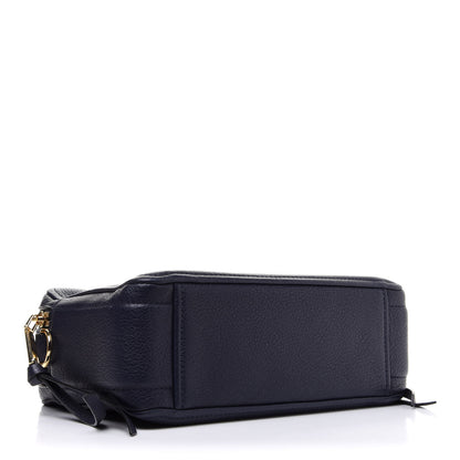 Marc Jacobs Supple Natural Grain Calfskin The Softshot 27 Bag Navy 3 of 12