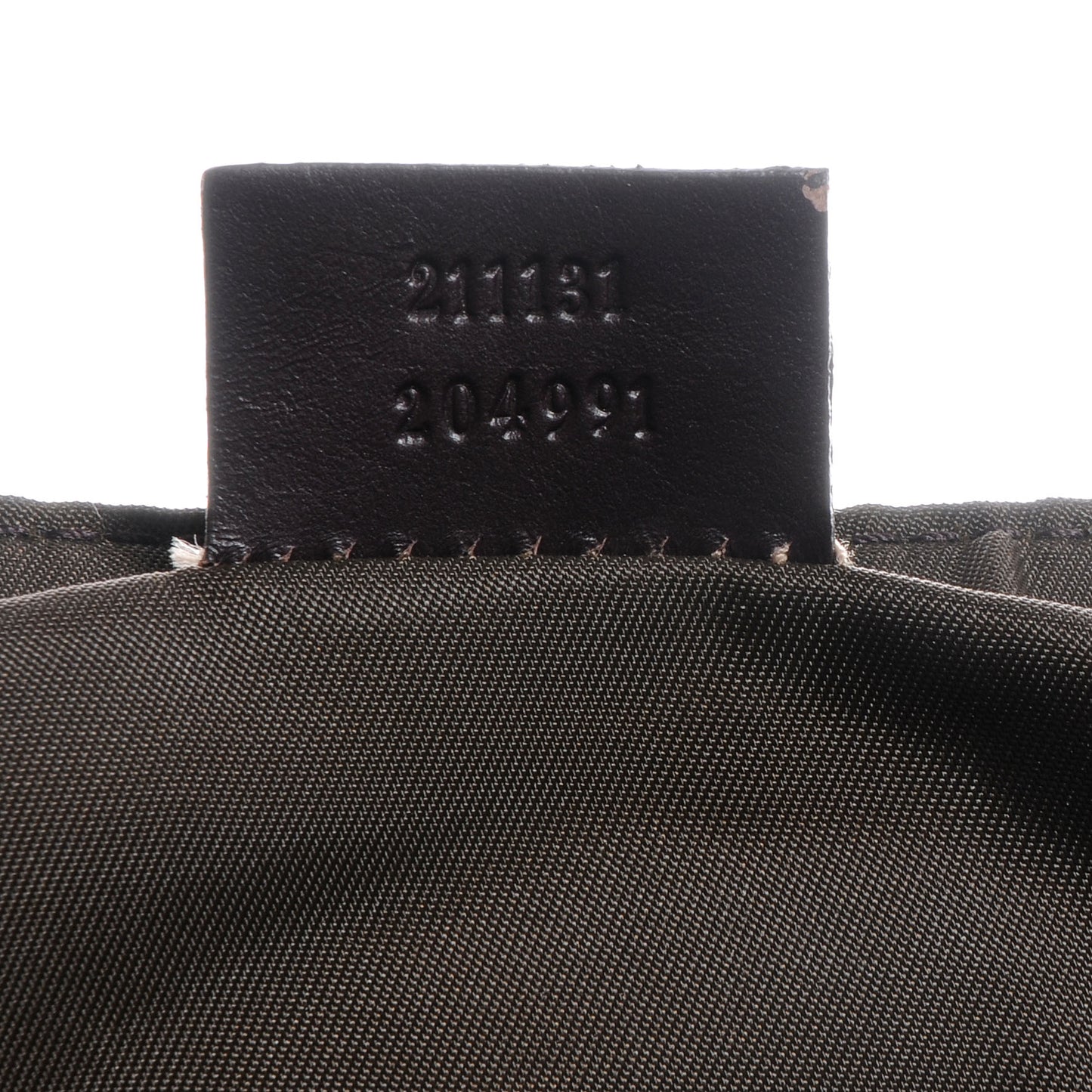 GG Supreme Monogram Selleria Calfskin Messenger Diaper Bag Beige Ebony Cocoa Dark Chocolate