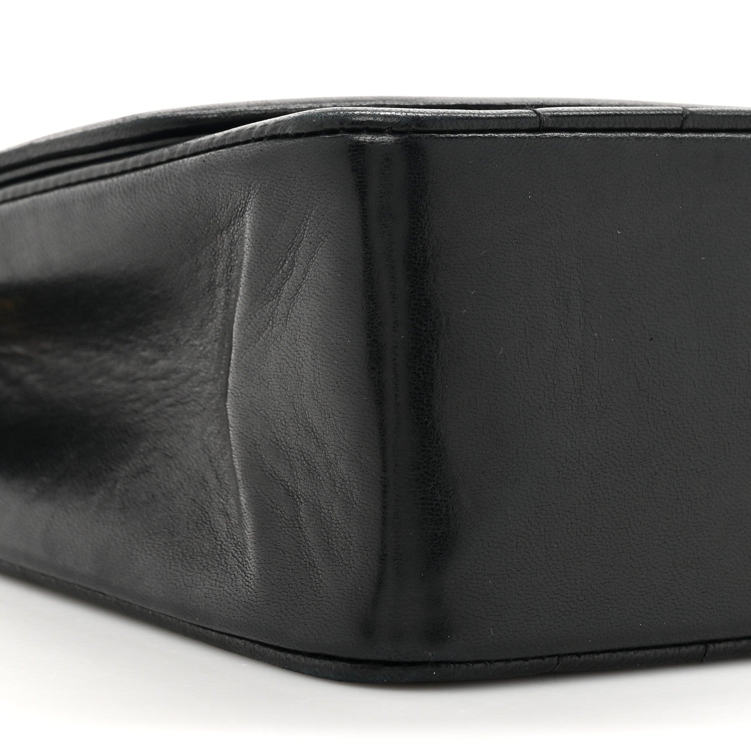 Chanel Lambskin Quilted Medium Single Flap Black 11 of 14