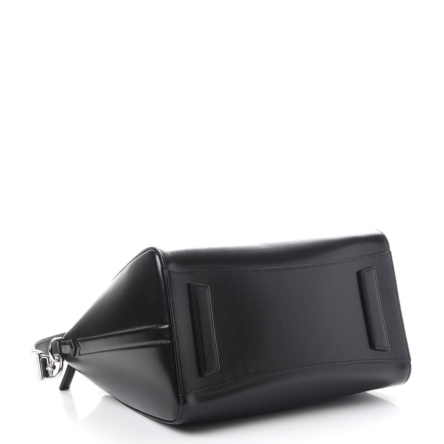 Shiny Lord Calfskin Medium Antigona Black