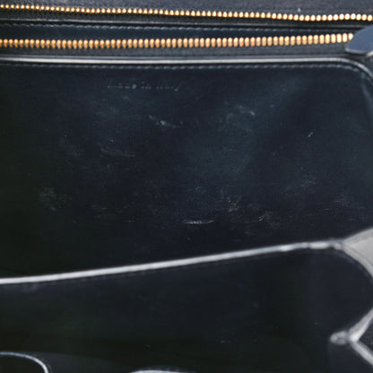 Celine Box Calfskin Medium Classic Box Flap Bag Navy 11 of 11