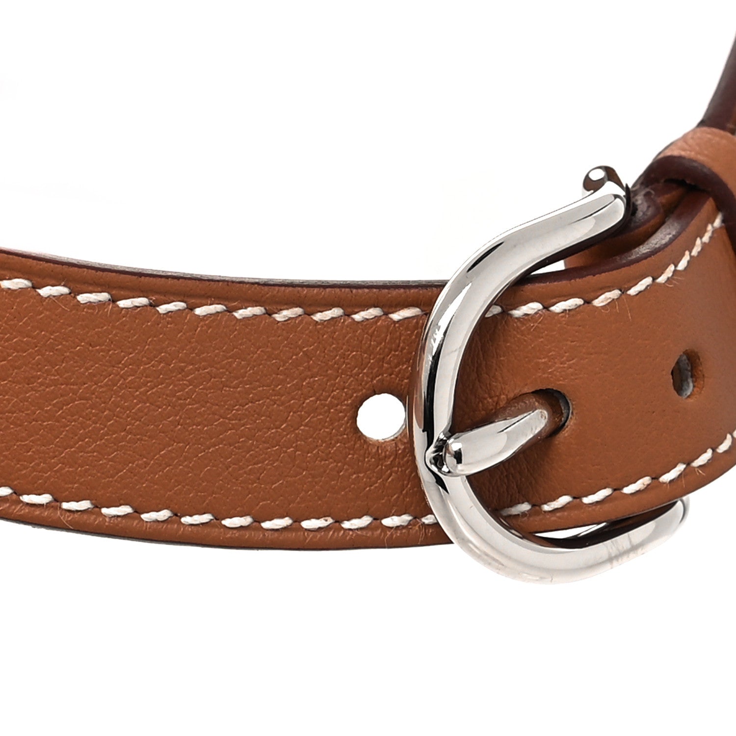 Hermes Swift Gourmette Equestre Necklace PM Gold 4 of 6