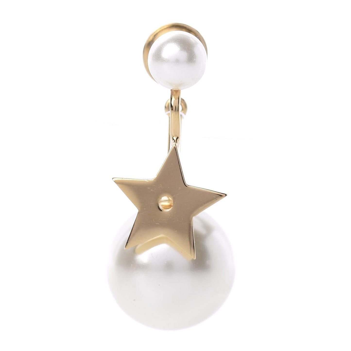 Pearl My ABCDior Tribales Etoile Earring Gold