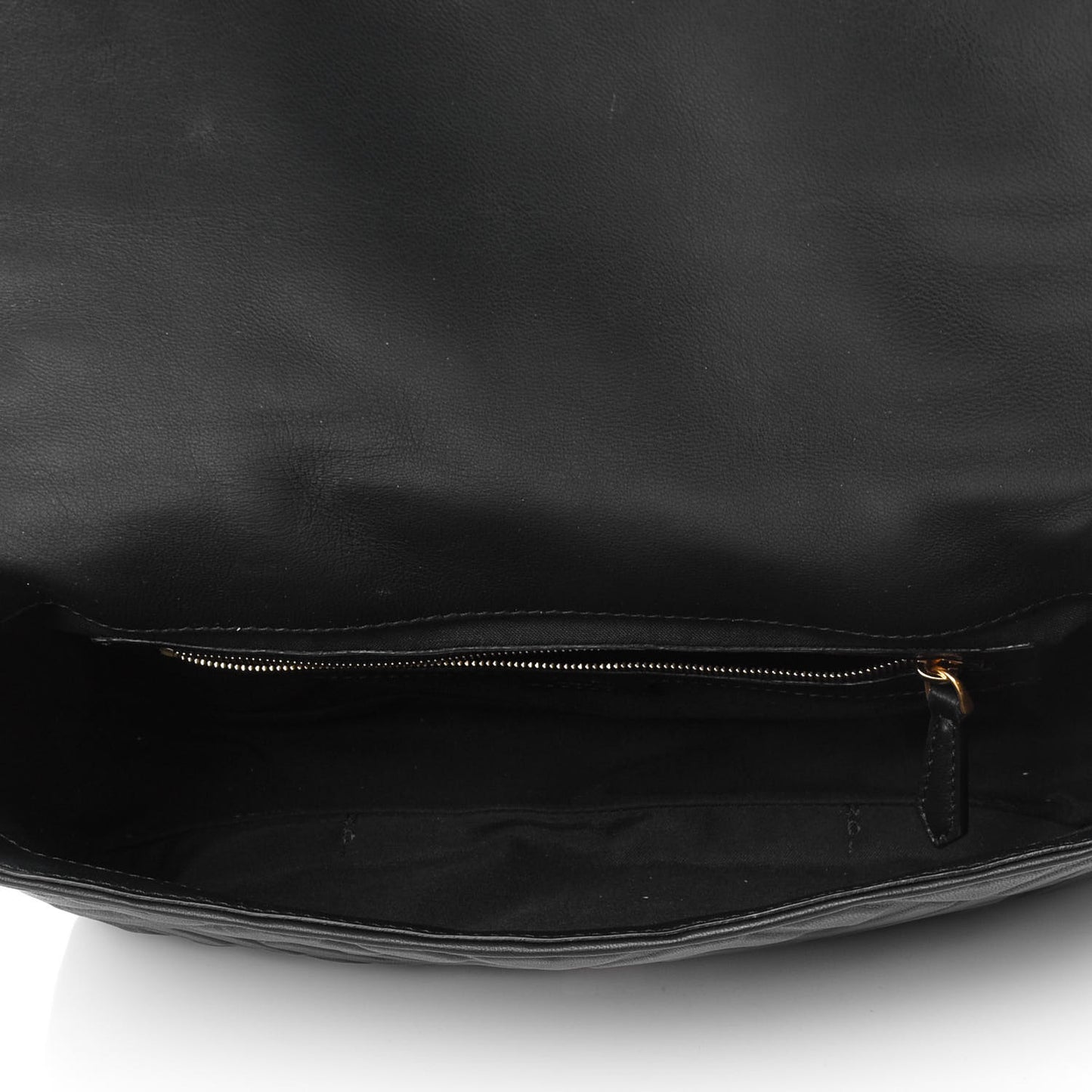 Nappa FF 1974 Embossed Baguette Black