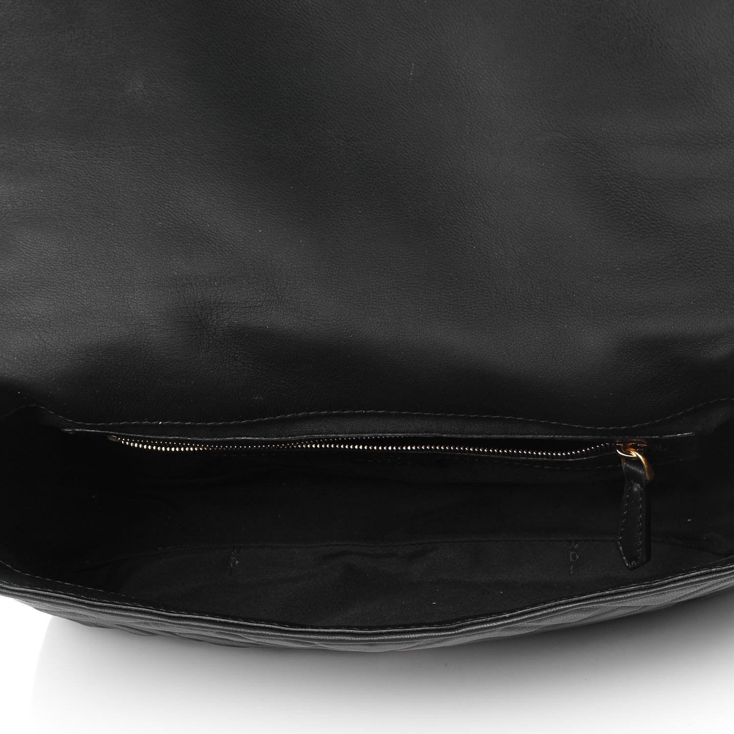 Fendi Nappa FF 1974 Embossed Baguette Black 4 of 4