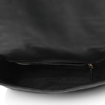Fendi Nappa FF 1974 Embossed Baguette Black 4 of 4