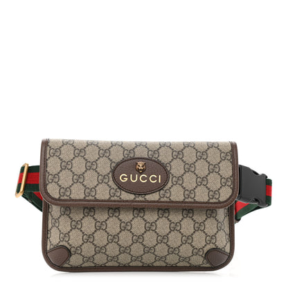 Gucci GG Supreme Monogram Neo Vintage Web Belt Bag Brown 1 of 8