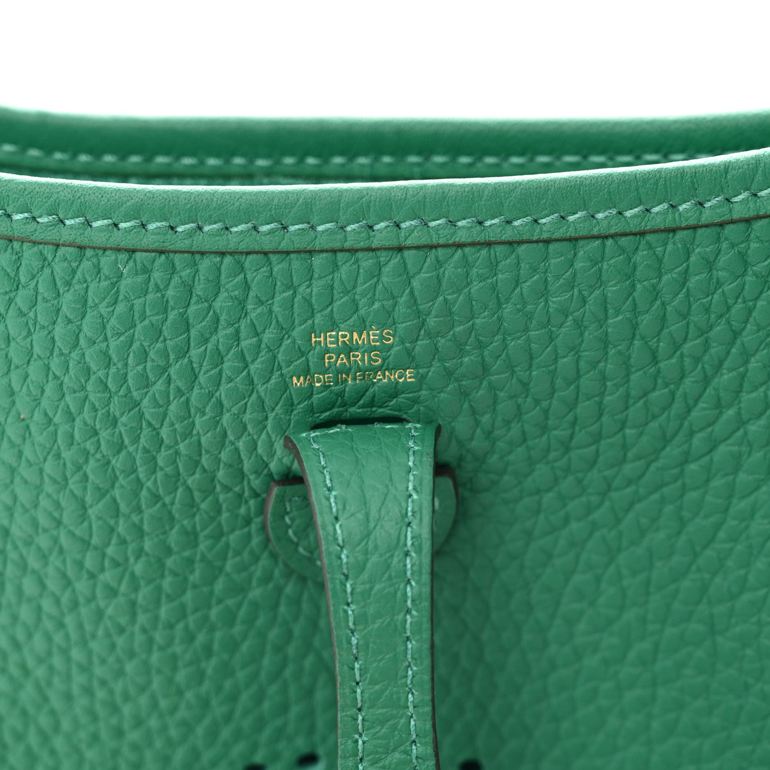 Hermes Taurillon Clemence Evelyne TPM Vert Vertigo 6 of 11