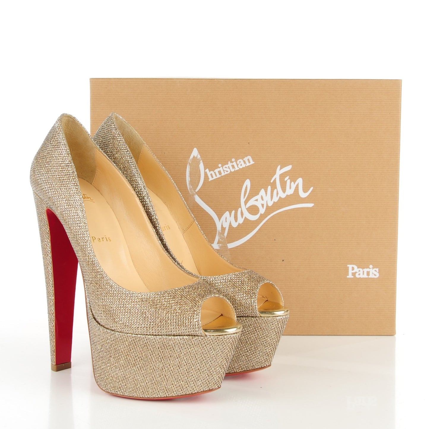 Glitter Fabric Altareva 160 Pumps 40 Gold