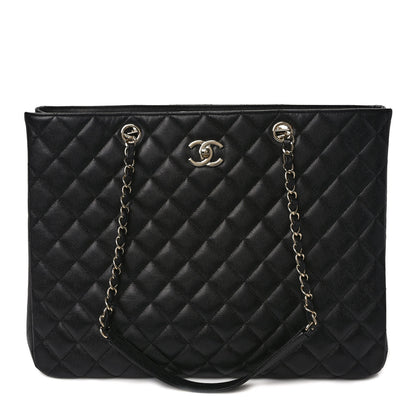 Chanel Caviar Quilted Large Shopping Tote Black 1 of 8