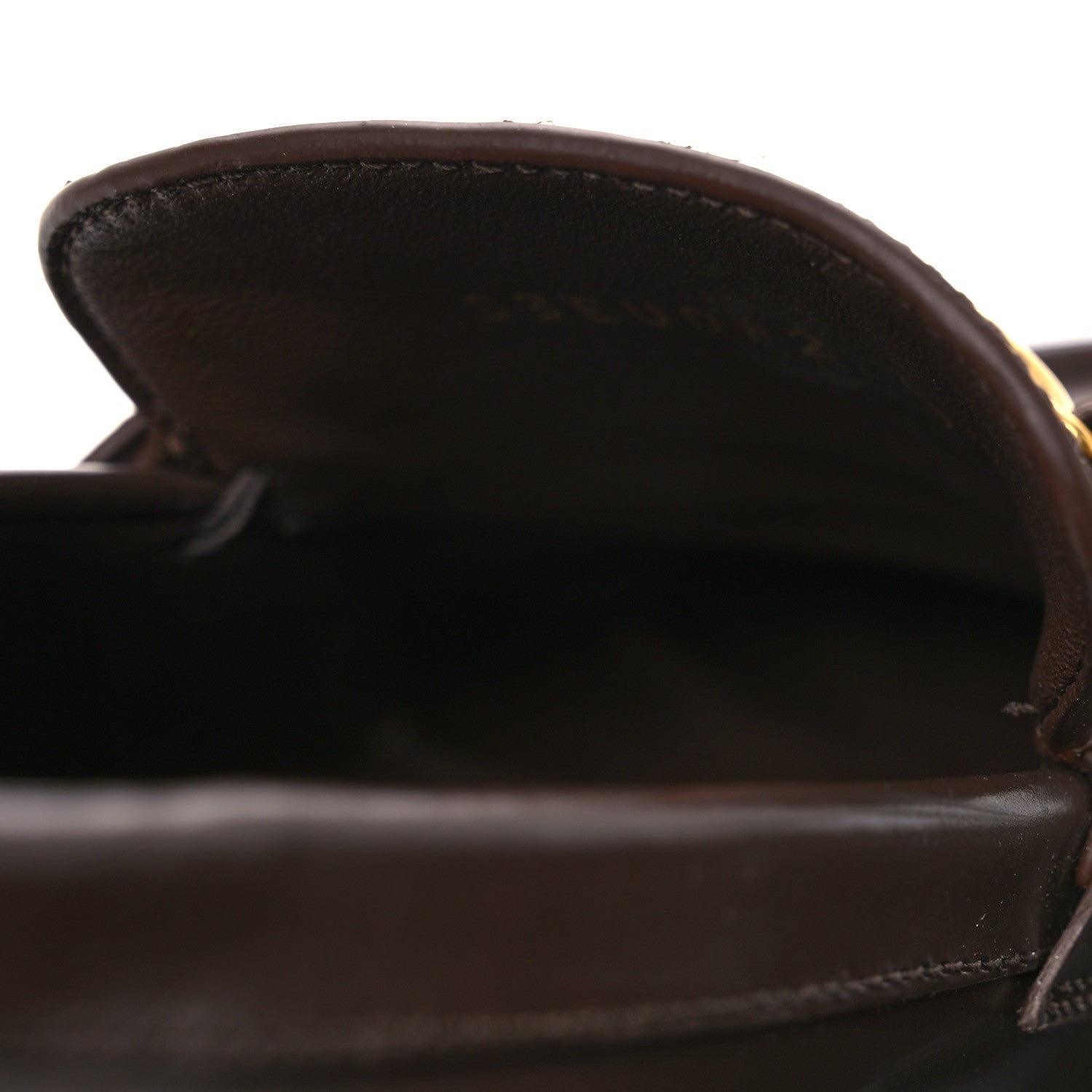 Valentino Garavani Calfskin Vlogo Loafers 39.5 Cacao 12 of 14
