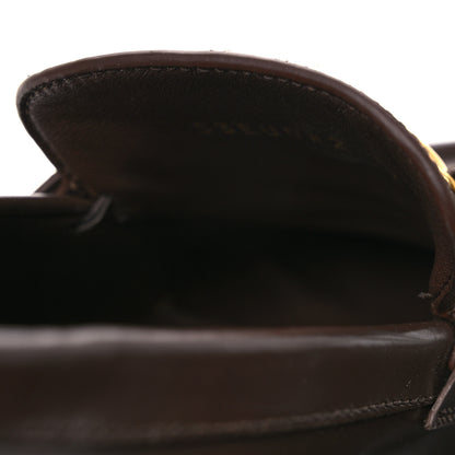 Valentino Garavani Calfskin Vlogo Loafers 39.5 Cacao 12 of 14