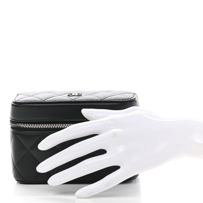 Chanel Lambskin Quilted Watch Case Black 2 of 7