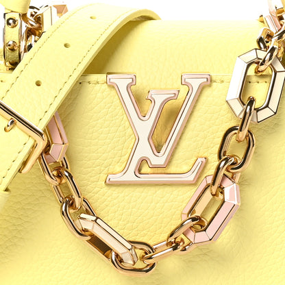 Louis Vuitton Taurillon Mini Capucines Sun Beam 7 of 9