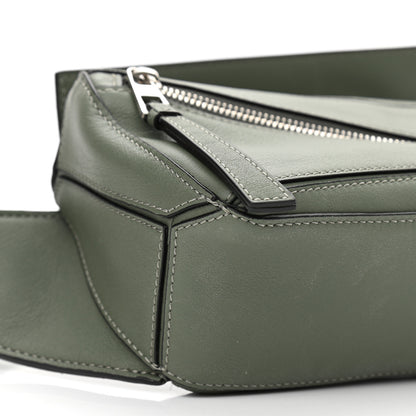 Loewe Calfskin Mini Puzzle Bumbag Dark Sage 9 of 12