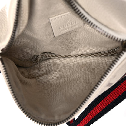 Gucci Grained Calfskin Small Logo Belt Bag White 4 of 10