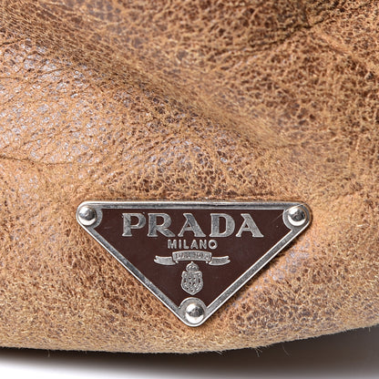 Prada Suede Shearling Mink Fur Crocodile Tote 7 of 9