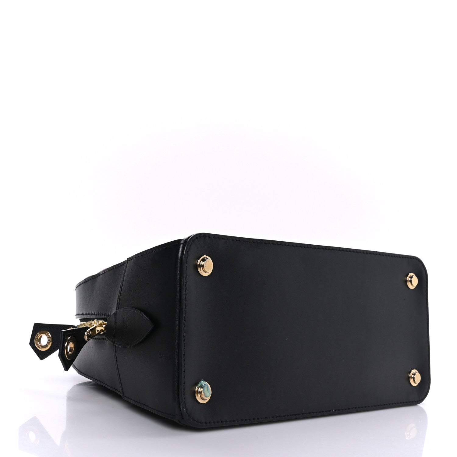 Louis Vuitton Lambskin Malletage Dora PM Black 4 of 8