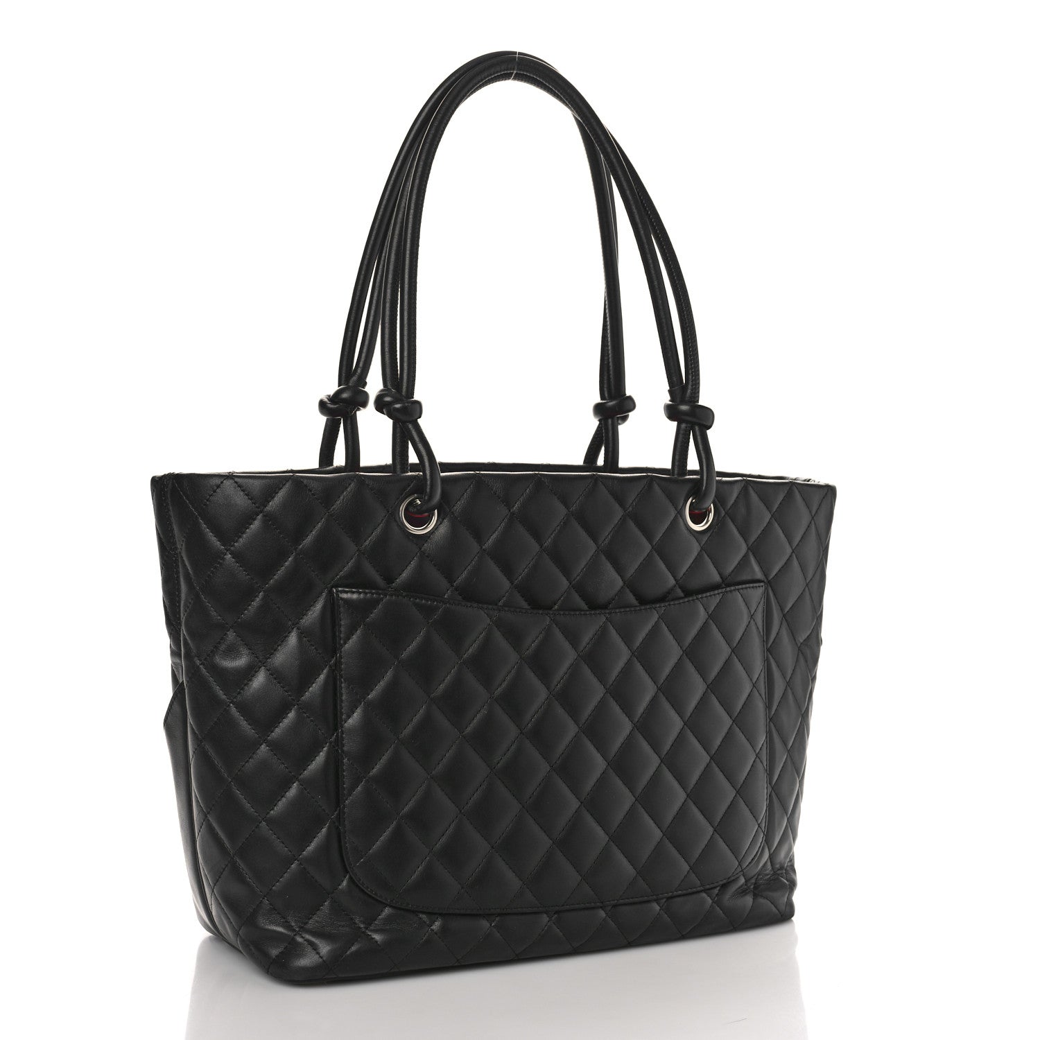 Chanel Calfskin Quilted Large Cambon Tote Black 3 of 11