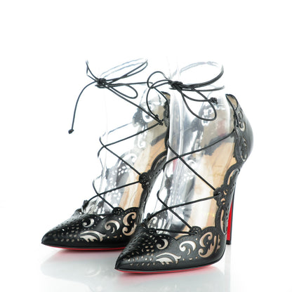 Christian Louboutin Calfskin Impera 100 Pumps 39.5 Black 2 of 6